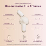 QSTA B8 (Inositol) capsules showing dosage details