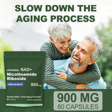Quackiki NAD+ Capsules packaging and ingredients list