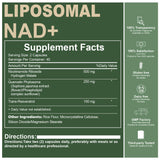 Quackiki NAD+ Capsules with dosage details
