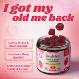 Quali-Tea daily wellness Gummies close-up of gummies