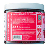 Quali-Tea daily wellness Gummies jar open with gummies visible