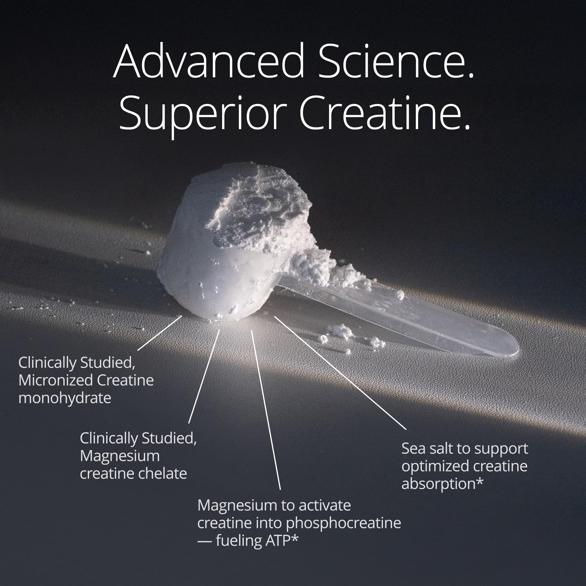 QUALIA LIFE SCIENCES Creatine+ in a lifestyle setting with gym equipment