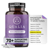 QUALIA LIFE SCIENCES Magnesium+ Full-Spectrum Supplement front view