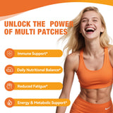 QualiLife Cinnamon Nutrient Patch back view with ingredient details
