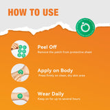 QualiLife Cinnamon Nutrient Patch close-up showing texture