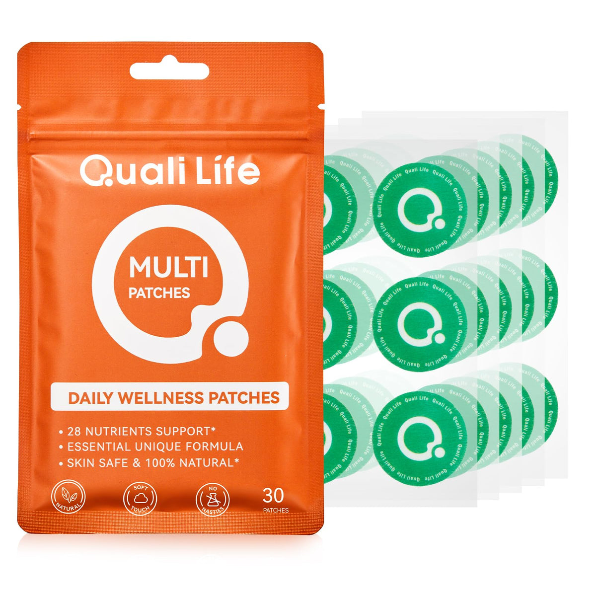 QualiLife Cinnamon Nutrient Patch front view with packaging