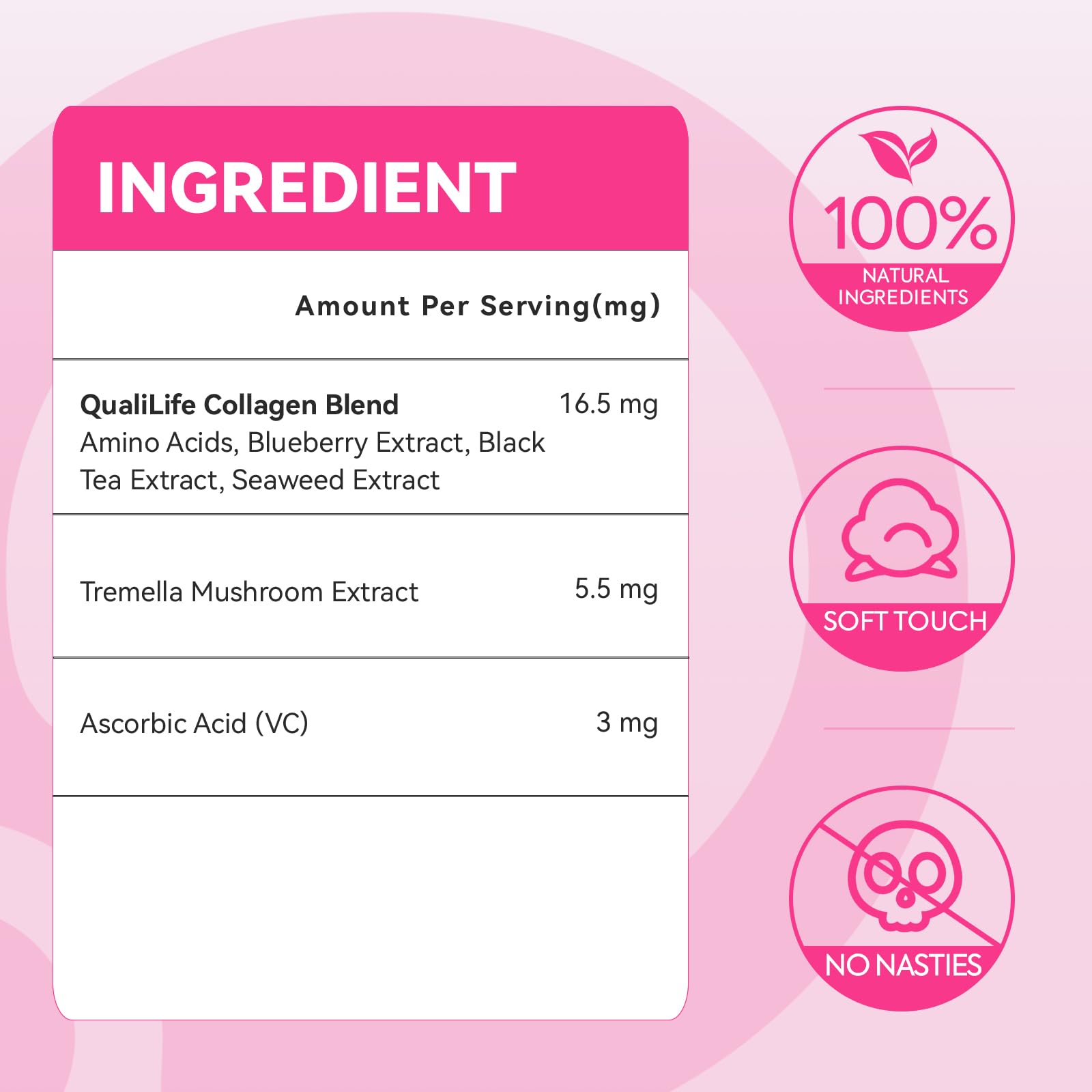 QualiLife Collagen Patches with natural extracts