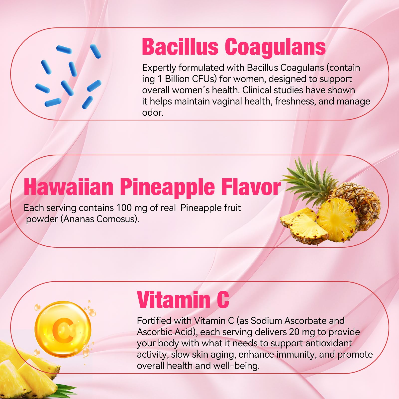 QualiLife Feminine Balance Gummies nutritional information