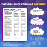 QualiLife Kids Sleep Gummies 200g side view showing gummy texture