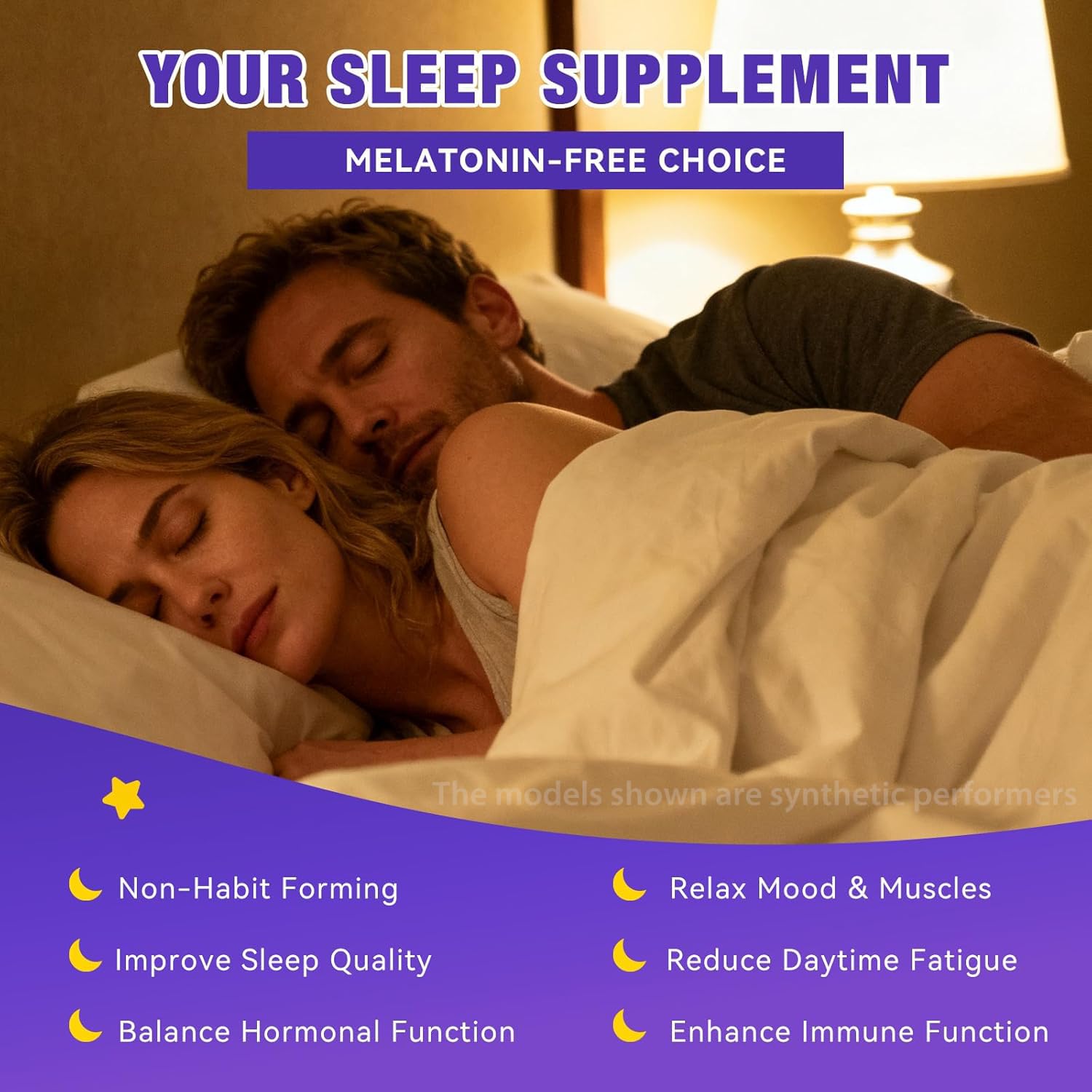 QualiLife Sleep Gummies on a wooden surface