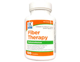 Quality Choice Fiber Therapy Caplets 500mg side view with caplets