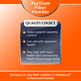 Quality Choice Psyllium Husk Fiber Powder 358g side view