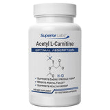quality Labs Acetyl L-Carnitine 500mg capsule bottle front view