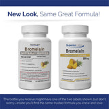 quality Labs Bromelain 500mg supplement with measuring spoon