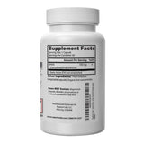 quality Labs DHEA Supplement 100mg capsules on a wooden surface