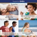 quality Labs DHEA Supplement 100mg ingredients list on packaging