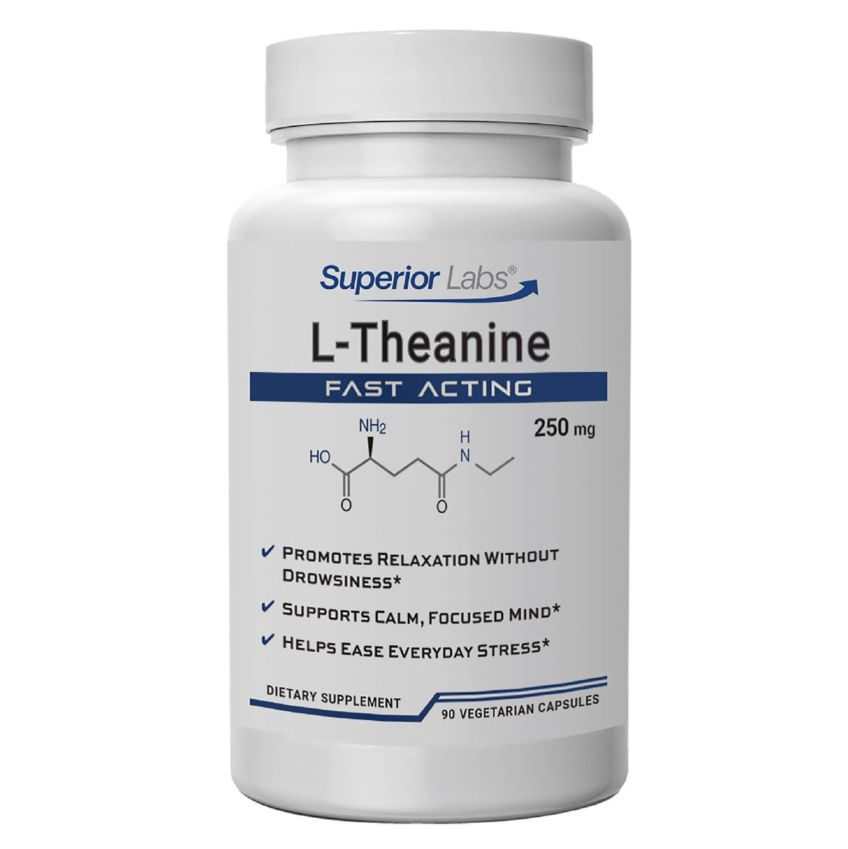 quality Labs L-Theanine 250mg Capsules front view