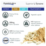 quality Labs L-Tyrosine 500mg supplement packaging