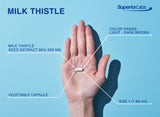 quality Labs Milk Thistle capsules with measuring spoon