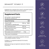 Quality of Life Advasorb Vitamin C Capsules side view