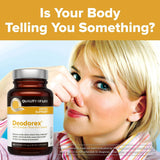 Quality of Life Deodorex Champignon Mushroom Capsules with measuring spoon