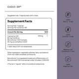 Quality of Life MicroActive CoQ10-SR 60mg capsule bottle side view