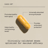 Quality of Life MicroActive CoQ10-SR 60mg capsules close-up