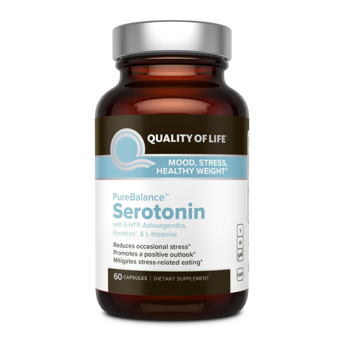 Quality of Life PureBalance Serotonin supplement front view