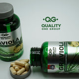 QUALITY ONE Graviola Extract Capsules bottle with 60 count
