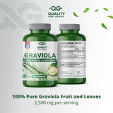 QUALITY ONE Graviola Extract Capsules lifestyle scene with fresh graviola