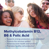 quality Source B-12 Methylcobalamin tablet on a wooden table