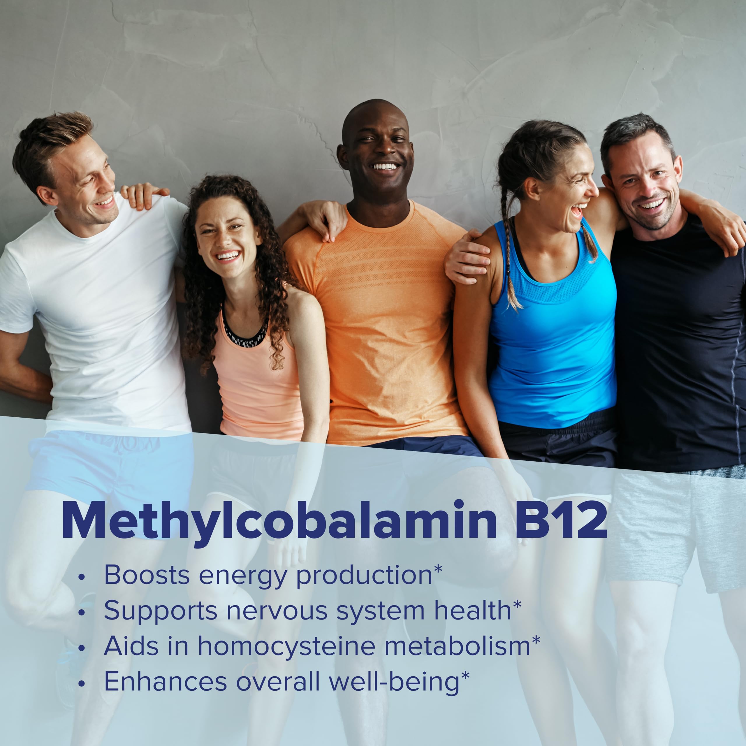 quality Source B-12 Methylcobalamin tablets with measuring spoon