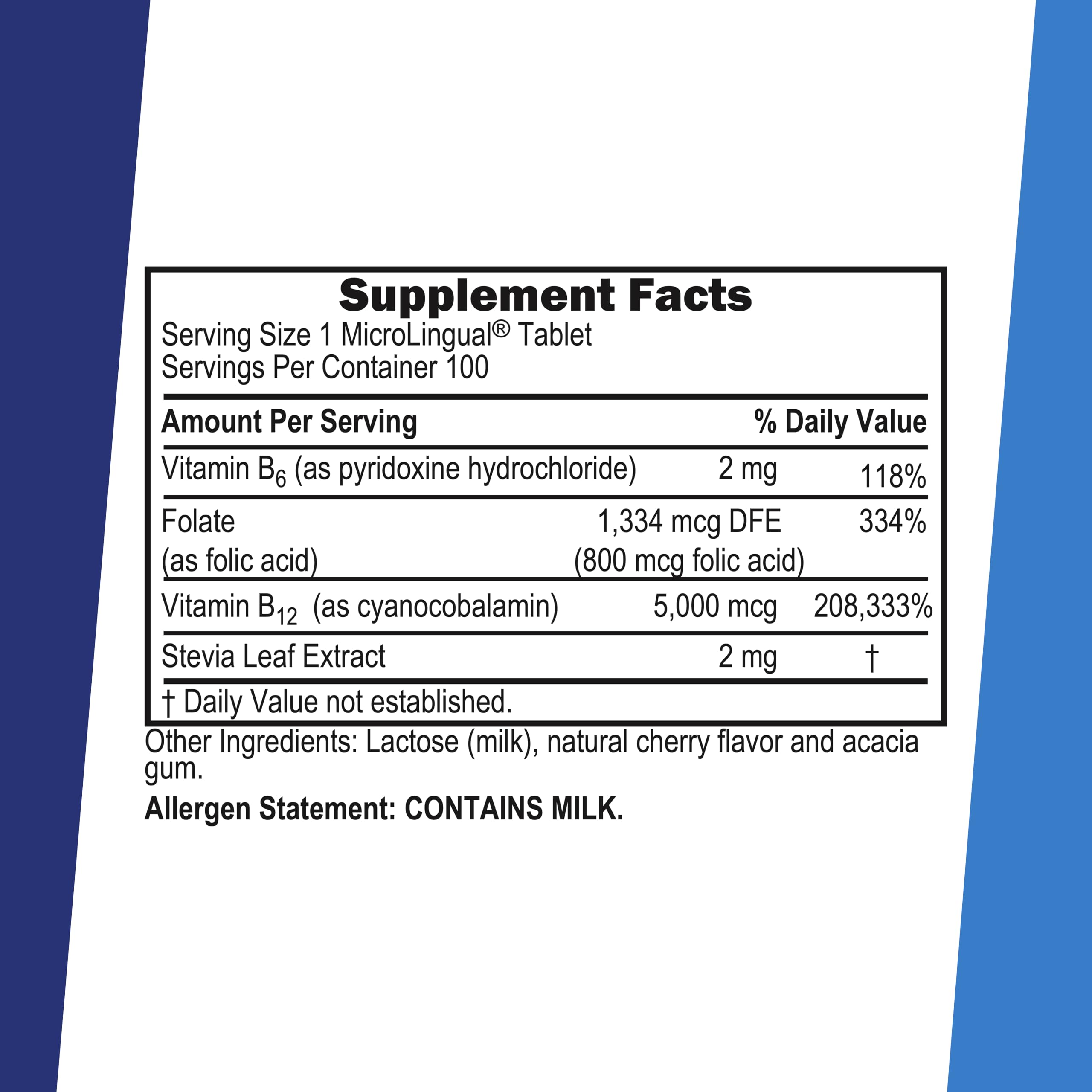 quality Source B12 Complex packaging with 60 tablets
