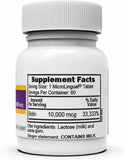 quality Source Biotin 10mg Daily Supplement side view