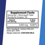 quality Source Biotin 5mg Daily Supplement packaging