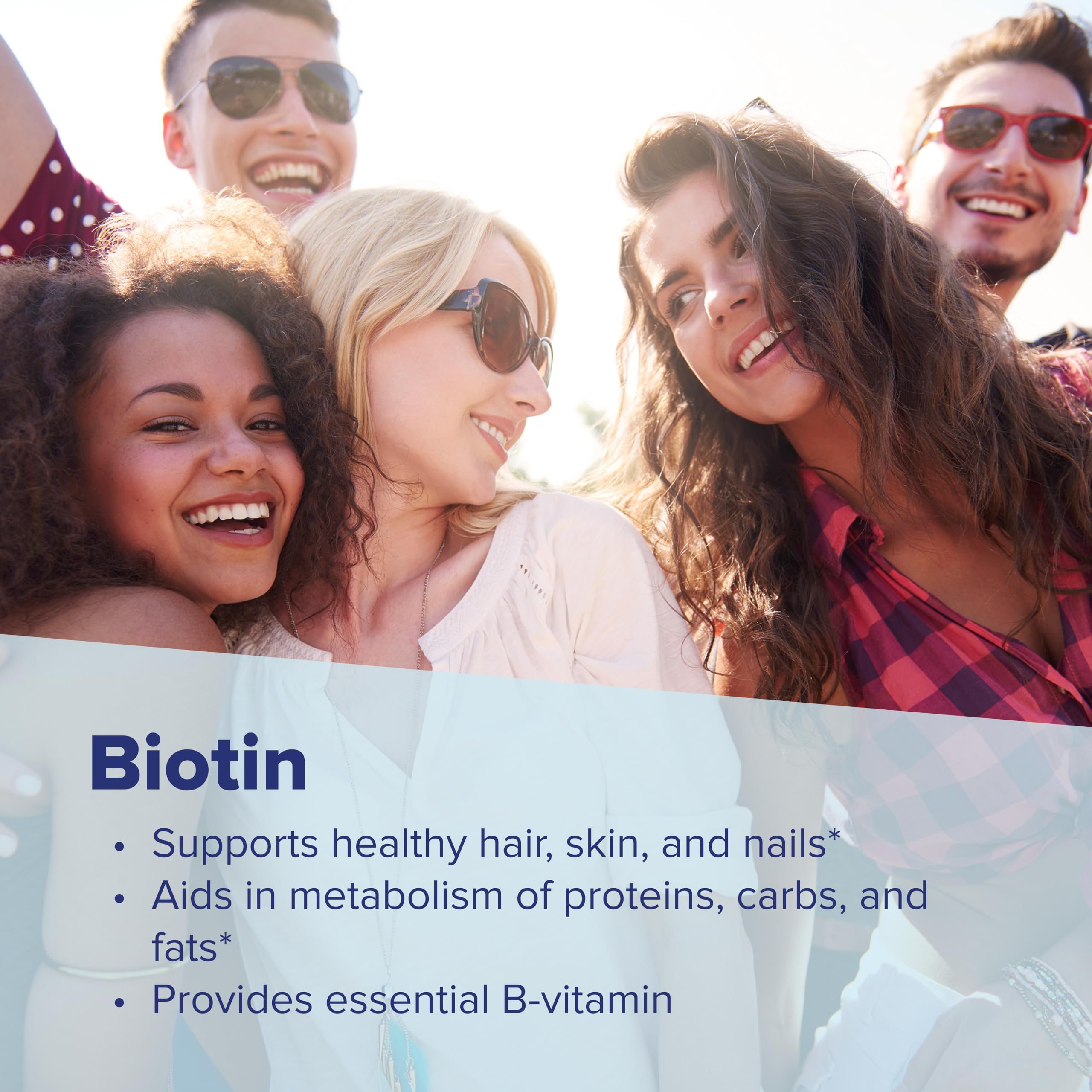 quality Source Biotin 5mg Daily Supplement with dosage information