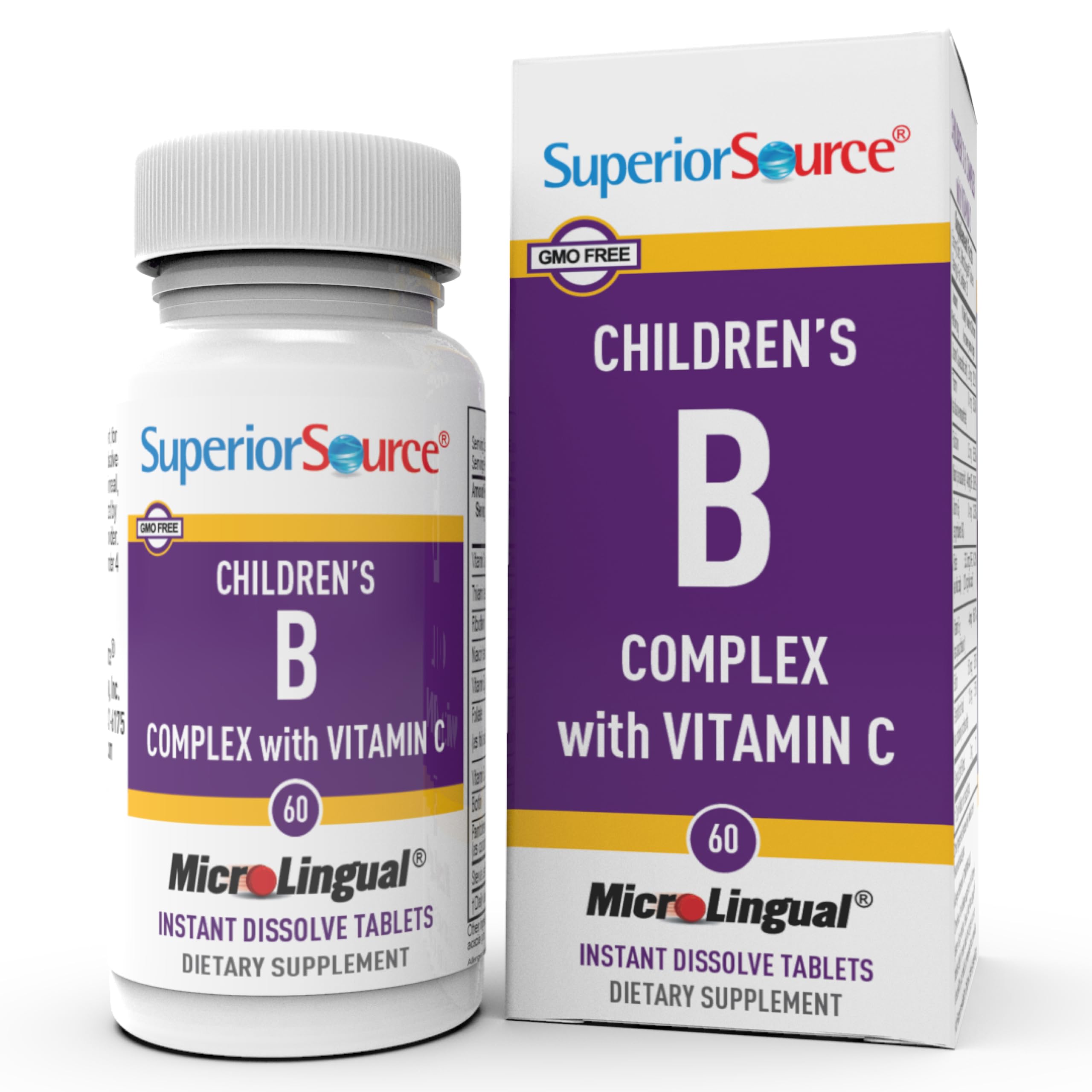 quality Source Children's B Complex with Vitamin C front view