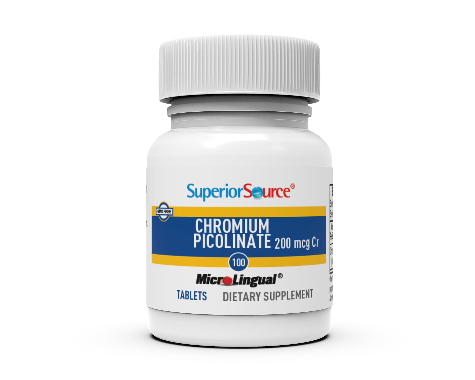 quality Source Chromium Instant Dissolve Tablets side view