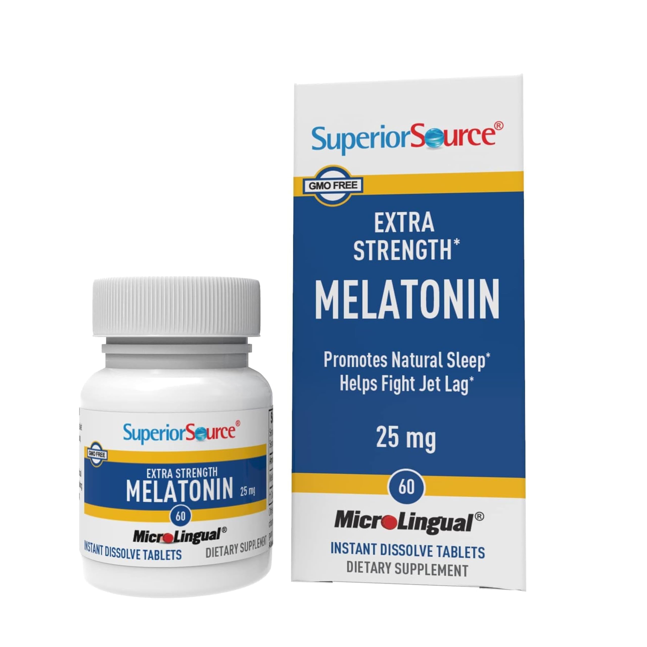 quality Source Extra Strength Melatonin 60 Tablets front view