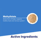 quality Source Folic Acid Sublingual Tablets with a glass of water
