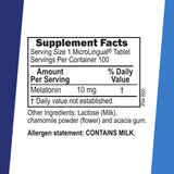 quality Source Melatonin 10mg packaging side view
