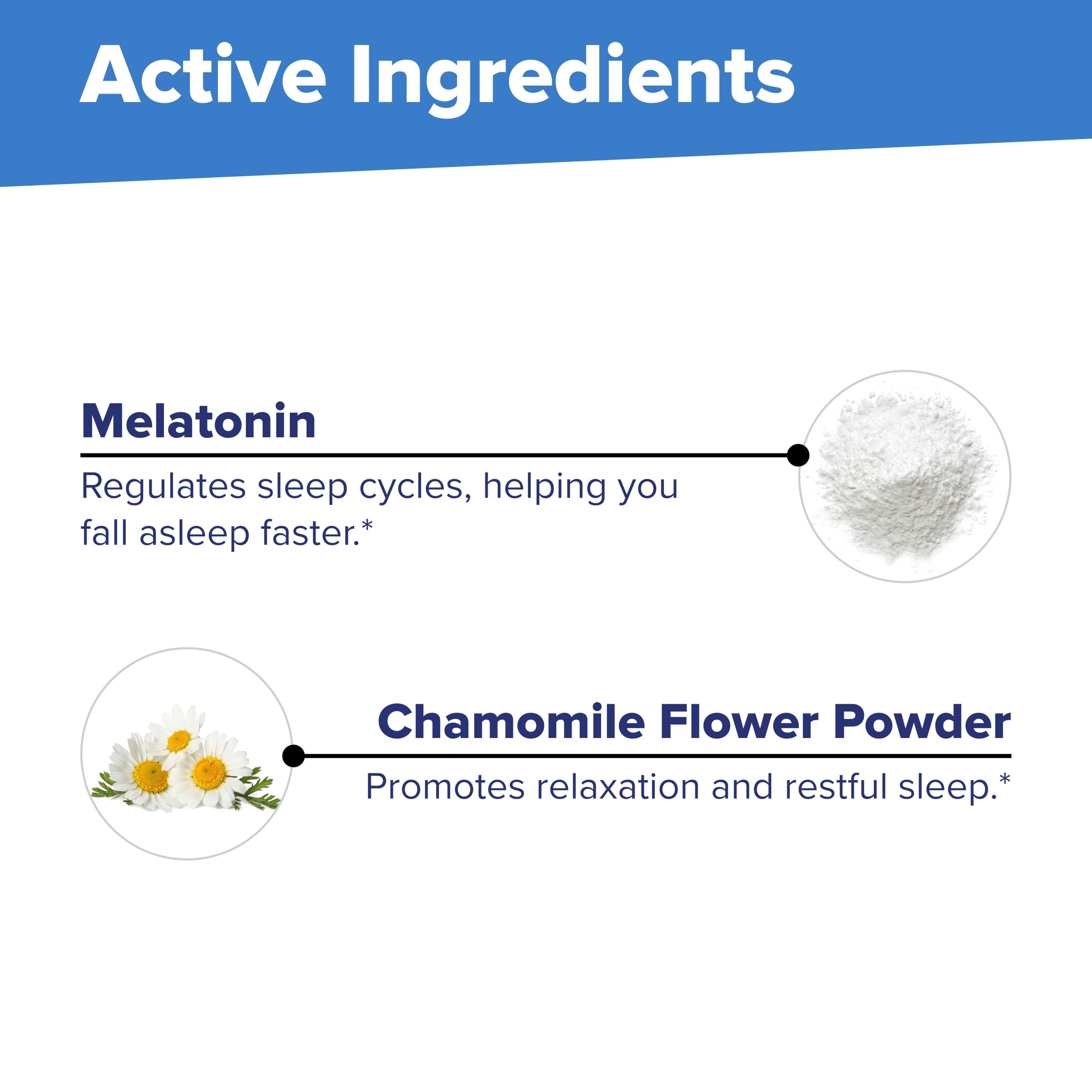 quality Source Melatonin 3 mg tablet on a wooden surface
