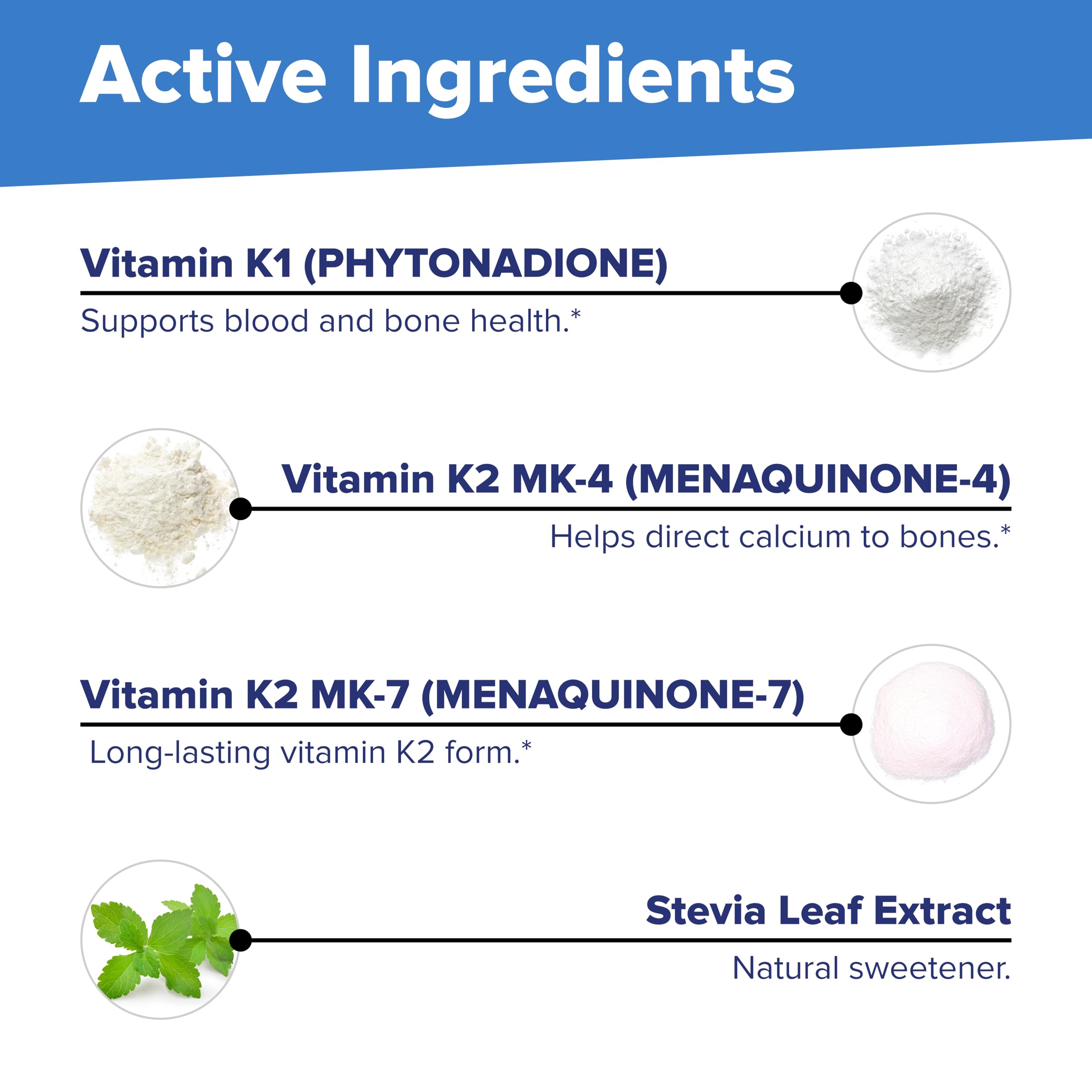 quality Source Triple K Vitamin K1 Supplement with a glass of water