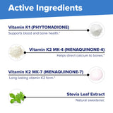 quality Source Triple K Vitamin K1 Supplement with a glass of water