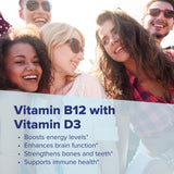 quality Source Vitamin B12 and D3 supplement ingredients list
