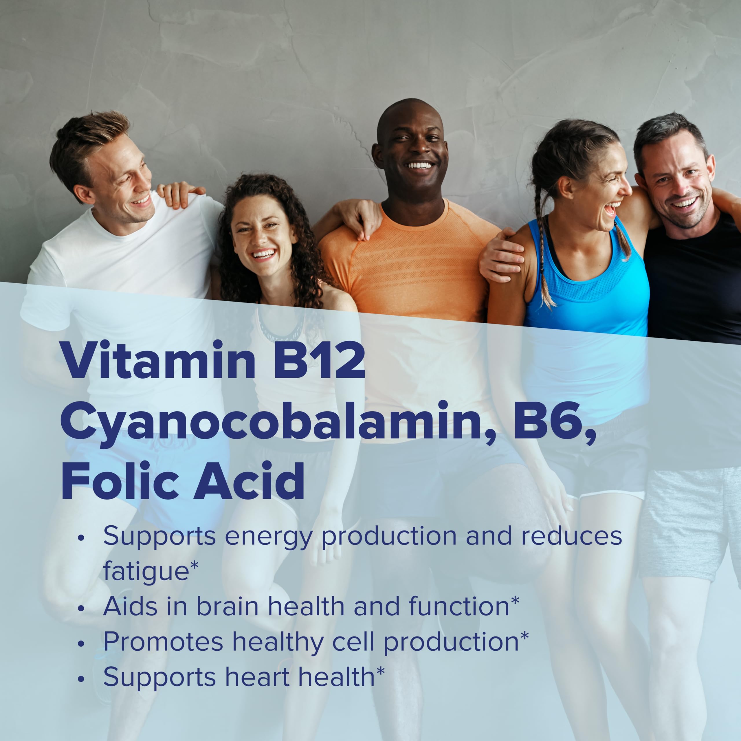 quality Source Vitamin B12 Sublingual Tablets back view