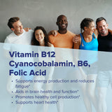 quality Source Vitamin B12 Sublingual Tablets back view