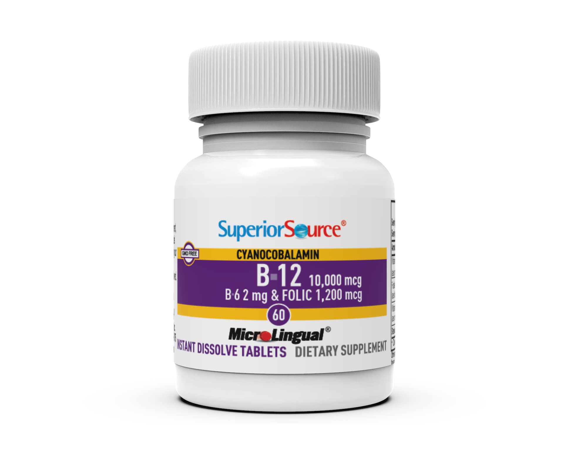 quality Source Vitamin B12 Sublingual Tablets ingredients list