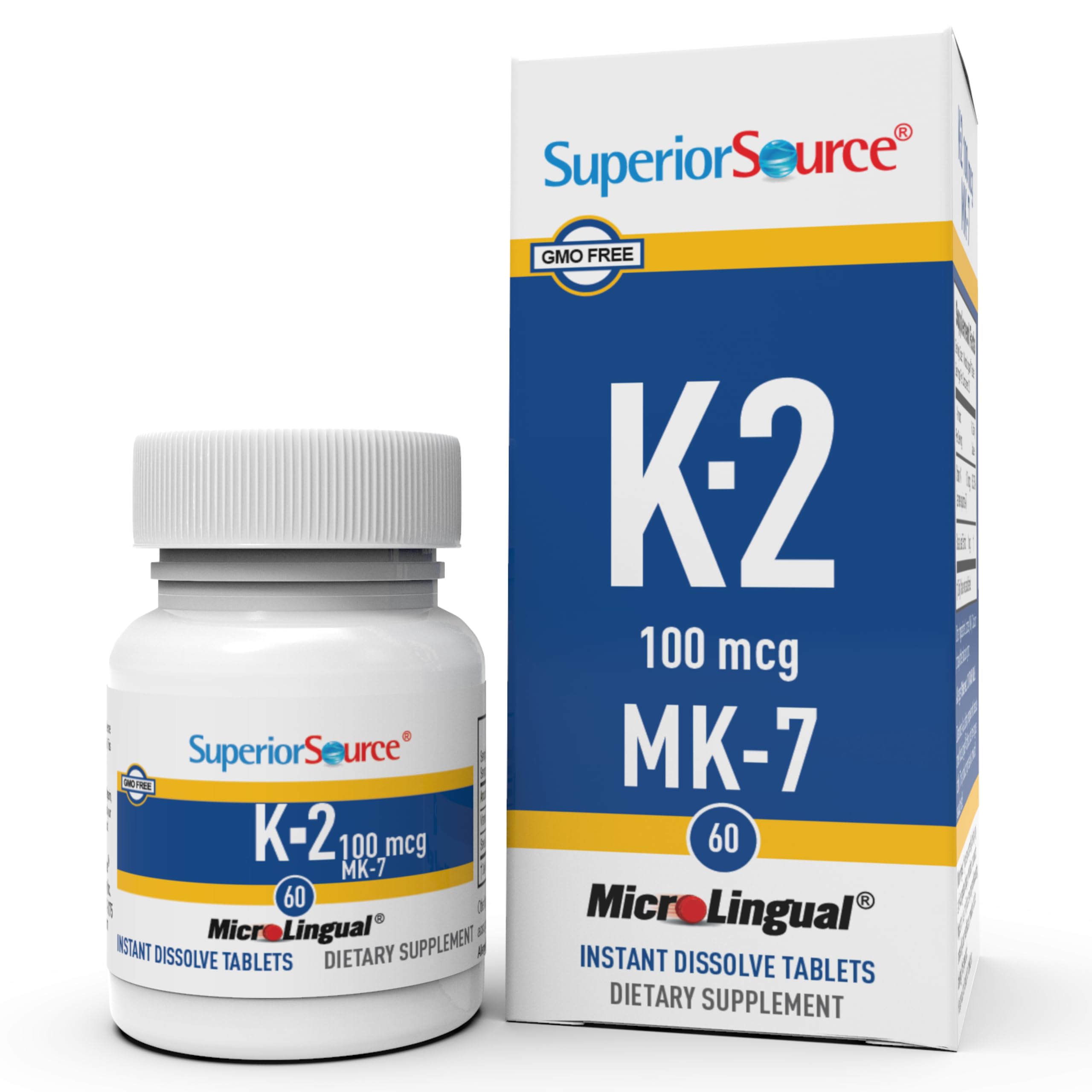 quality Source Vitamin K sublingual tablets front view