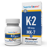 quality Source Vitamin K sublingual tablets front view